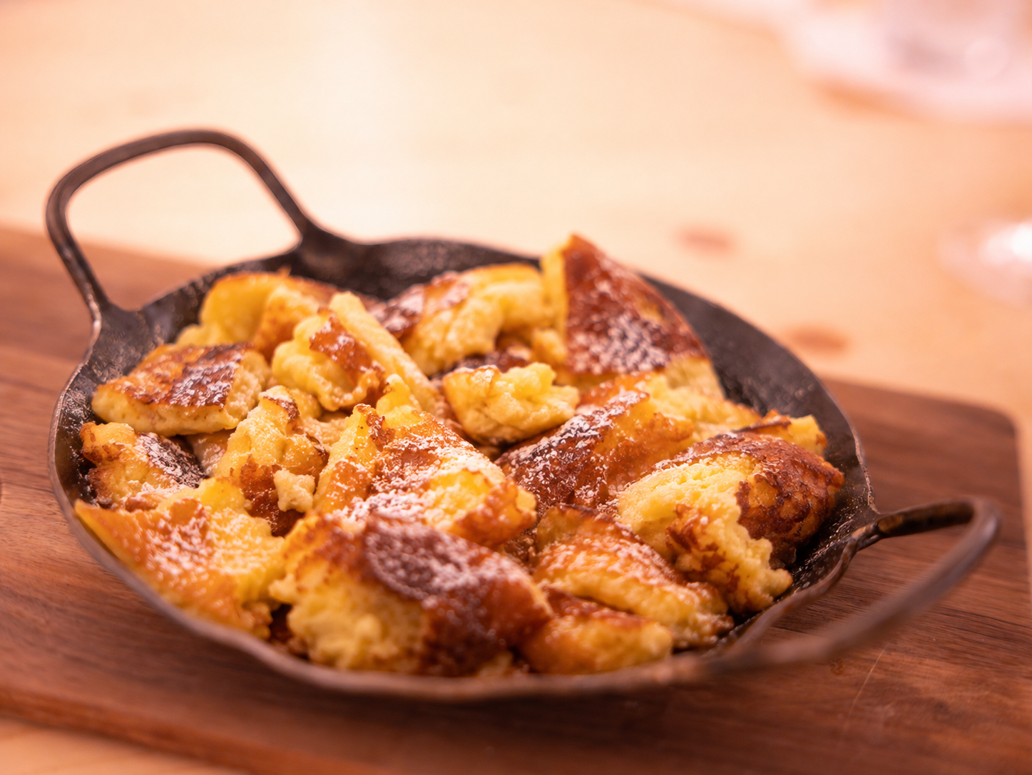 Kaiserschmarrn im Hotel Porto Sofie Kaiserschmarrn Zauber Waffelzauber Seerheinzauber Hotel Porto Sofie Kreuzlingen Thurgau Gottlieben